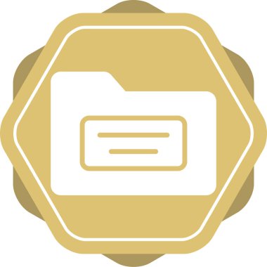 dosya dizinleri simgesi, vektör illüstrasyonu 