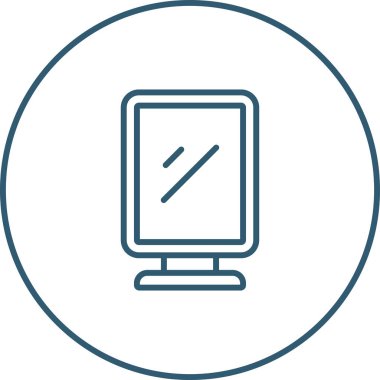 Bilgisayar. Web simgesi basit tasarım