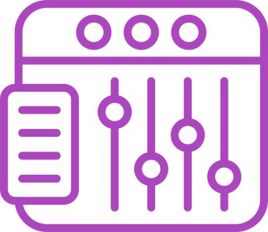 Bilgisayar. Web simgesi basit illüstrasyon