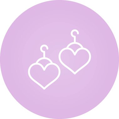 Aşkın eşsiz vektör simgesi