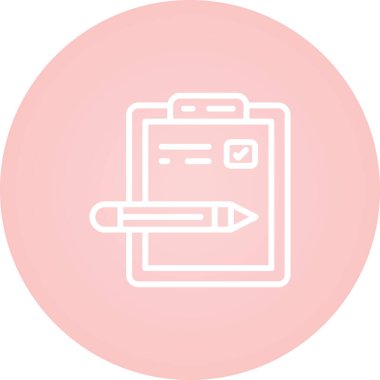 Belge. Web simgesi basit illüstrasyon