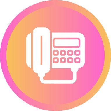 Vektör telefon simgesi illüstrasyonu