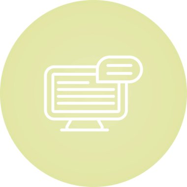 Bilgisayar web simge vektör çizim