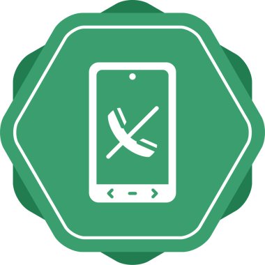 Telefon yok. Web simgesi basit tasarım