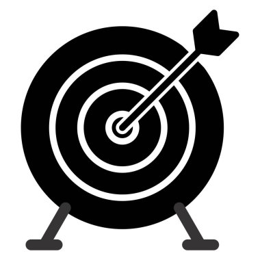 hedef simge, vektör illüstrasyonu