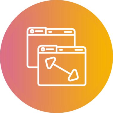 Dizin simgesinin vektör illüstrasyonu