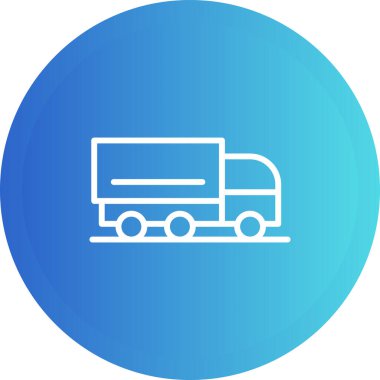 vektör kamyonu ico, vektör illüstrasyonu