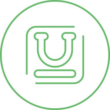 Modern bir simgenin vektör illüstrasyonu