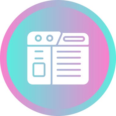 seo modern simgesinin vektör illüstrasyonu