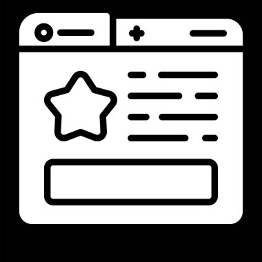 belge web vektörü basit simgesi