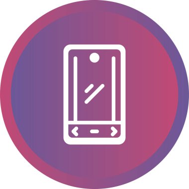 akıllı telefon web simgesi vektör çizimi
