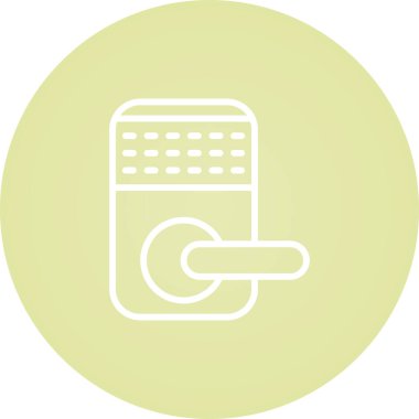 Çemberdeki bir kredi kartının vektör simgesi