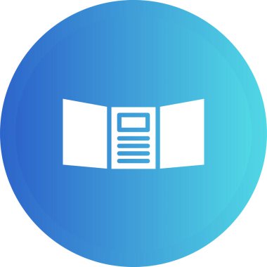 Kitap. Web simgesi basit illüstrasyon