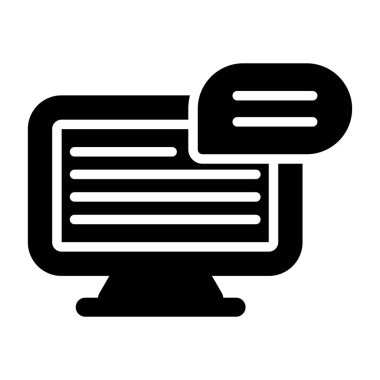 Bilgisayar web simge vektör çizim