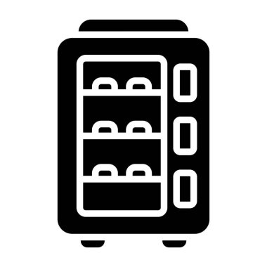 Otomat simgesinin basit vektör resmi