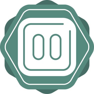 Benzersiz anahtar vektör kabartması