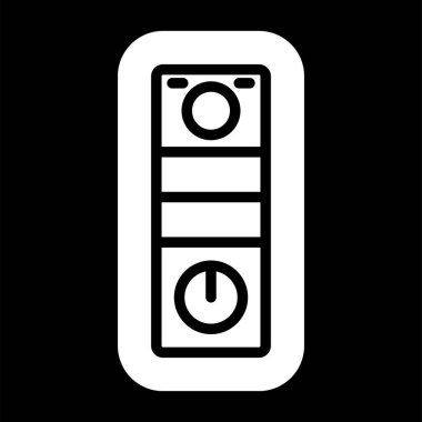 elektronik aygıt simgesi, vektör illüstrasyonu