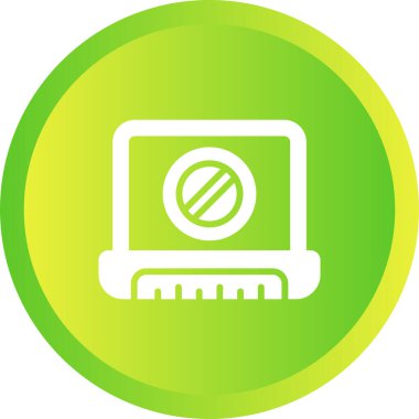 Bilgisayar. Web simgesi basit illüstrasyon 