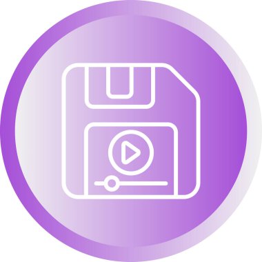 Bir kameranın vektör illüstrasyonu