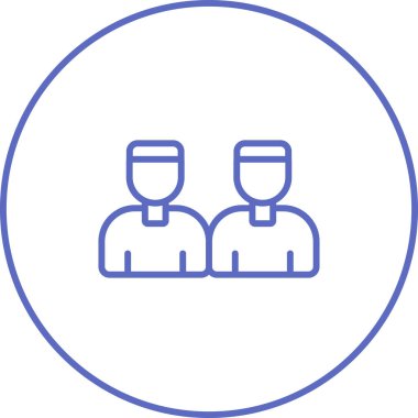 İnsan simgesinin vektör illüstrasyonu