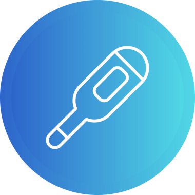 termometre ağ simgesi vektör çizimi