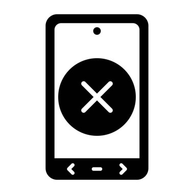 Akıllı telefon. Web simgesi basit tasarım