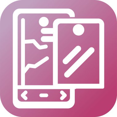 akıllı telefon web simgesi vektör çizimi