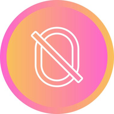 İşaret simgesi vektör çizimi yok