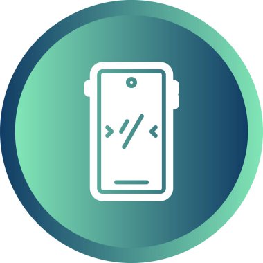 akıllı telefon web simgesi vektör çizimi