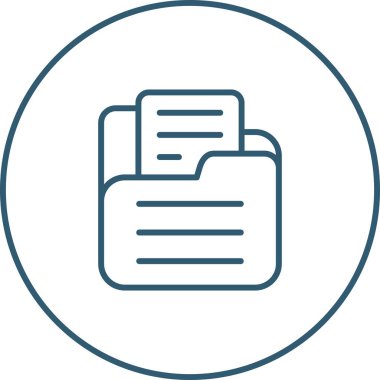 Belge. Web simgesi basit tasarım