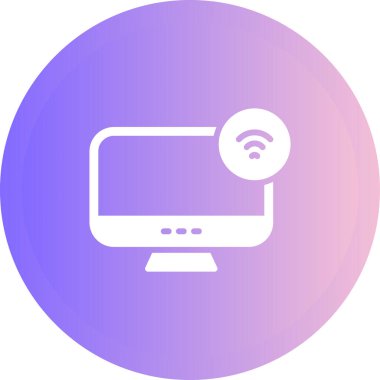 Bilgisayarın vektör illüstrasyonu