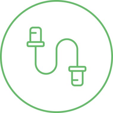 Satır illüstrasyonunun eşsiz vektör simgesi