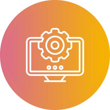 ayarları web simge vektör çizim 
