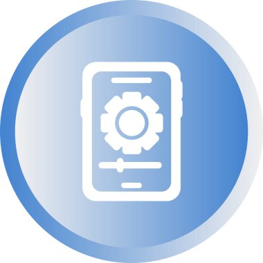 Smartphone Ayarları Web simgesi çizimi