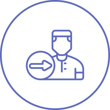 man simgesi vektör illüstrasyonu