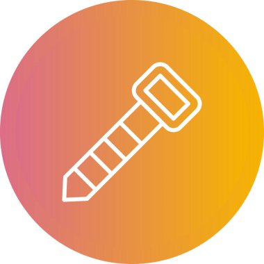 Kablo Yönetimi Klipsleri Web ikon vektör resimlemesi