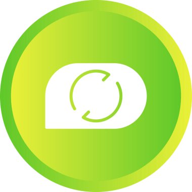 Web simgesini tazele, basit vektör illüstrasyonu