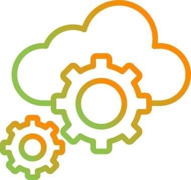 Bulut teknolojisi. vektör tasarımı