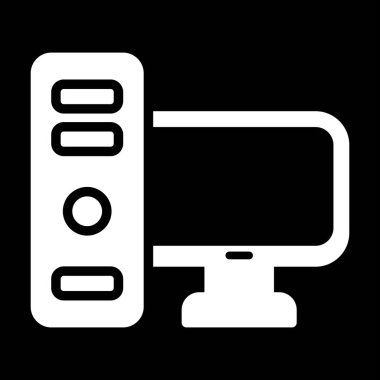 Bilgisayar web simge vektör çizim