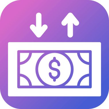 Doları vektör simge işareti simge vektör çizim kişisel ve ticari kullanım için..