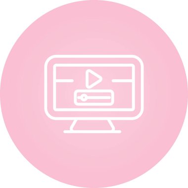 Bilgisayar web simge vektör çizim