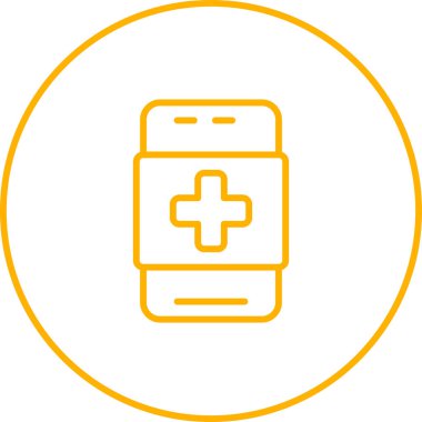 Vektör Mobil simge illüstrasyonu