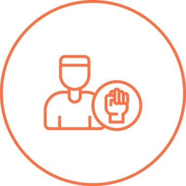 Modern bir simge tasarımının vektör illüstrasyonu