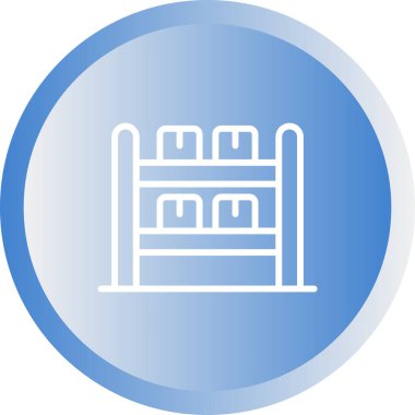 mobilya modern simgesi, vektör illüstrasyonu