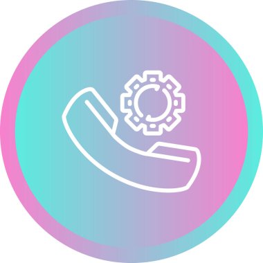 - Telefon. Web simgesi basit illüstrasyon