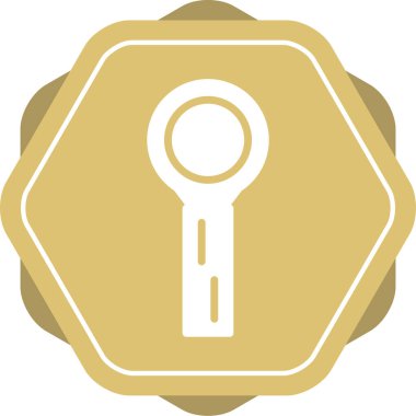 Anahtar. Web simgesi basit illüstrasyon