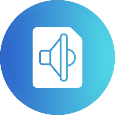 Müzik simgesinin vektör illüstrasyonu