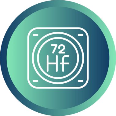 Kimyasal element ağ basit illüstrasyon