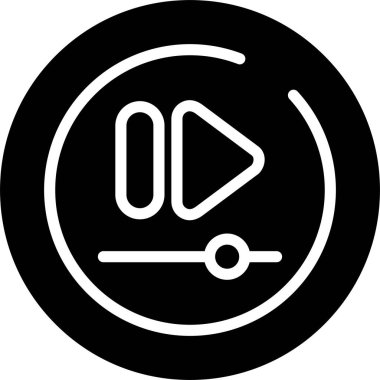 vektör Müzik player simgesi