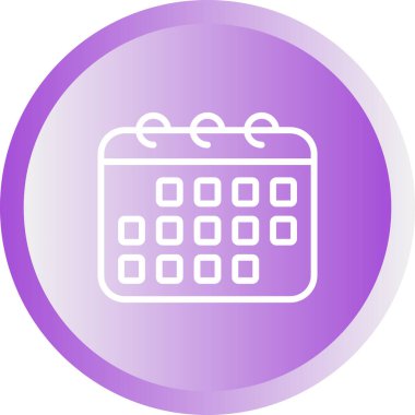 takvim web vektör illüstrasyonu